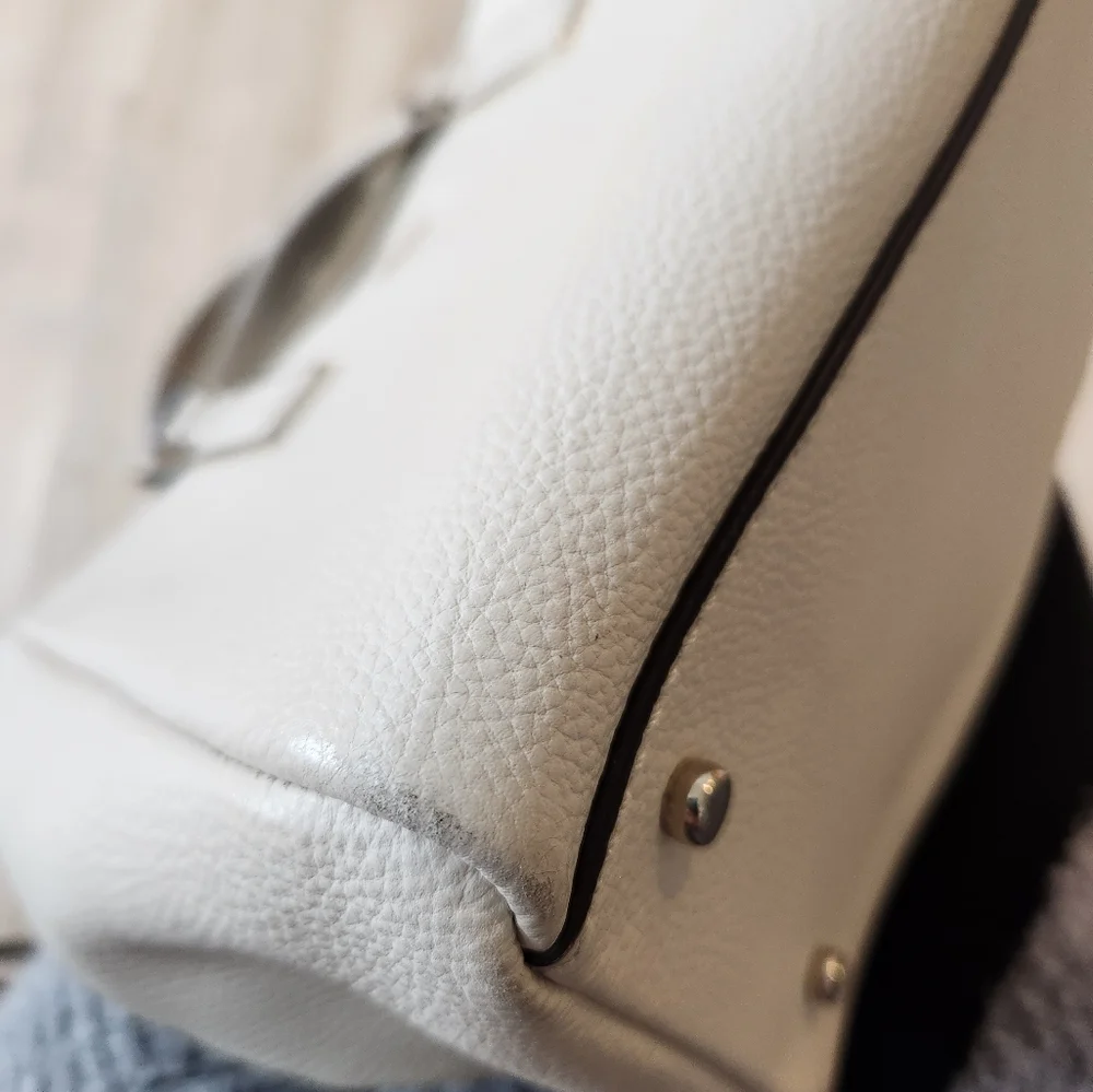 Kate Spade cream leather satchel - Picture 5 of 8